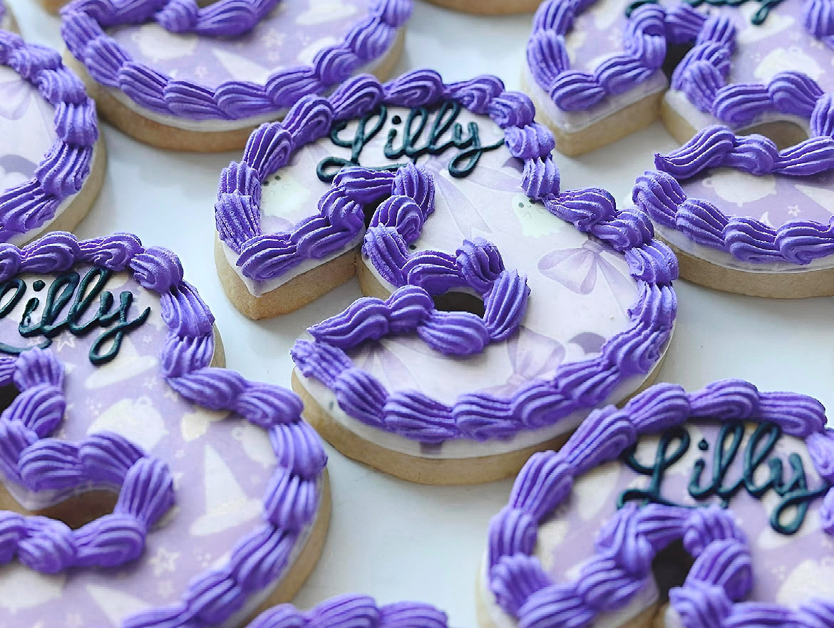 Purple Bows 3rd Birthday