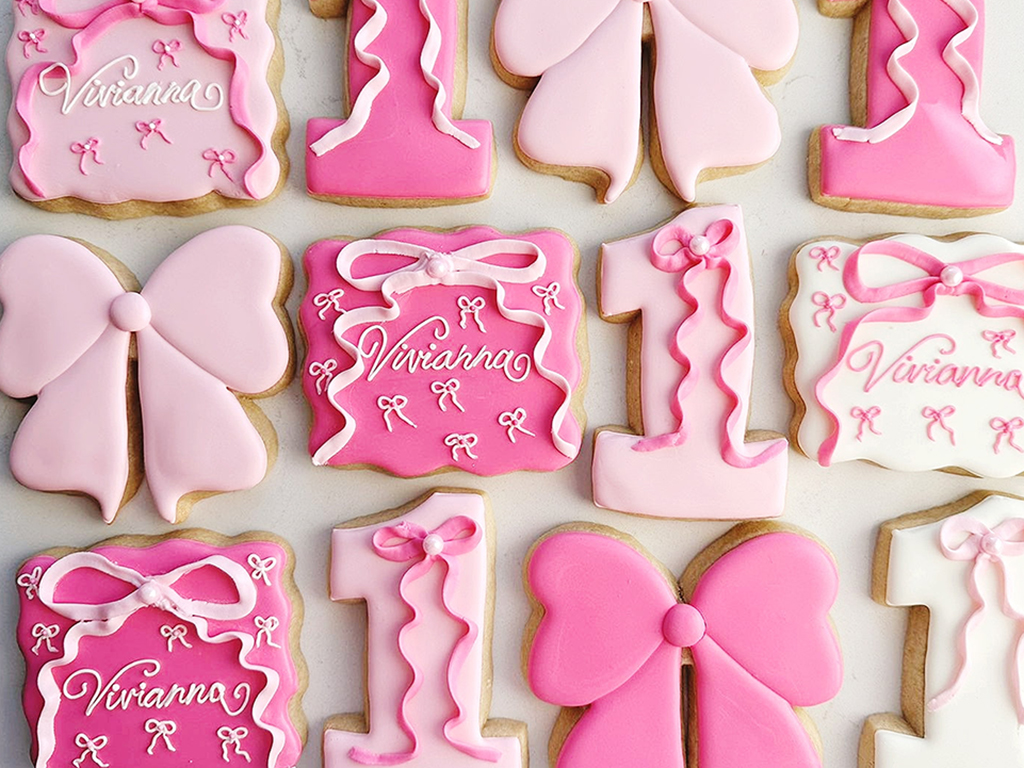 Pink Bows 1st Birthday