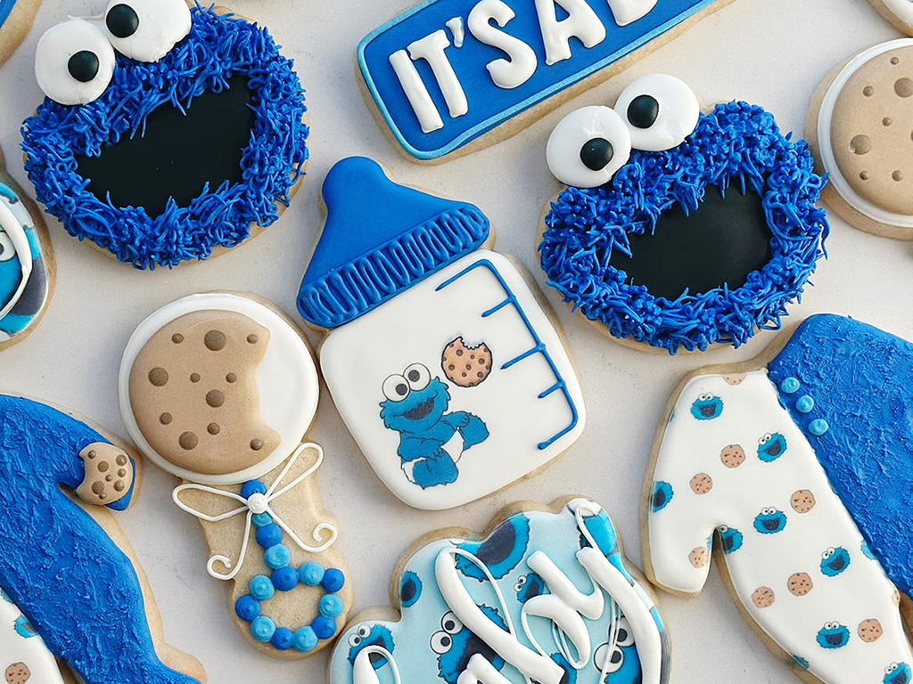 Cookie Monster Baby Shower
